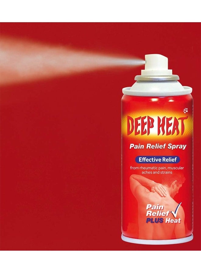 Deep Heat Fast Relief Spray 150ml - 6 PCS