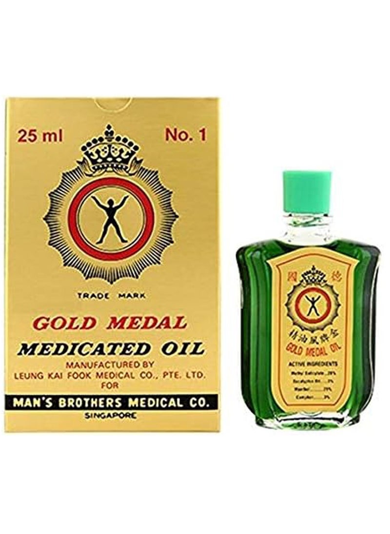 Gold Medal Medicated Pain Killer Oil 25ml (Pack of 12)