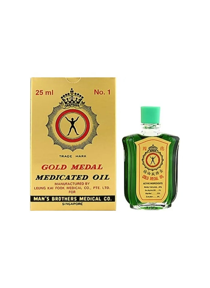 Gold Medal Medicated Pain Killer Oil 25ml (Pack of 6)