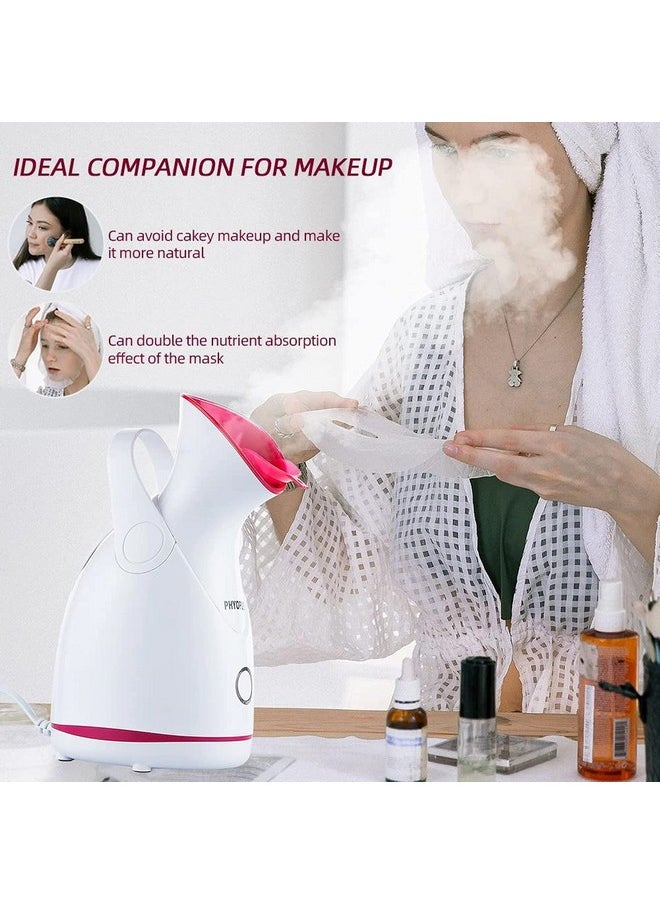 Facial Nano Cure Nano Steamer Uv Sterilization For Face Nose Cold Cough Steam Inhaler And Vaporizer Breath Machine For Adults Kids With Nano Ionic Steam Technology