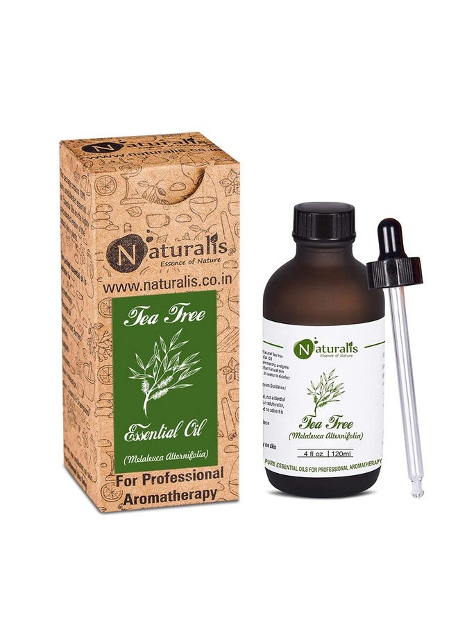 Essence Of Nature Tea Tree Essential Oil, For Acne, Pimples, Scars, Skin, Face, Hair Care & Anti-Dandruff - 120Ml