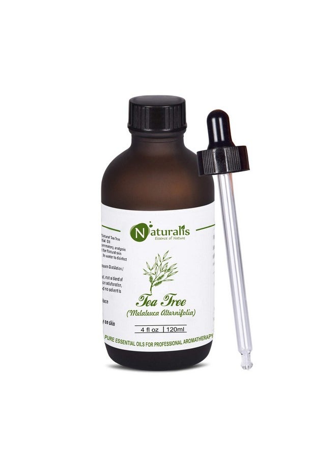 Essence Of Nature Tea Tree Essential Oil, For Acne, Pimples, Scars, Skin, Face, Hair Care & Anti-Dandruff - 120Ml