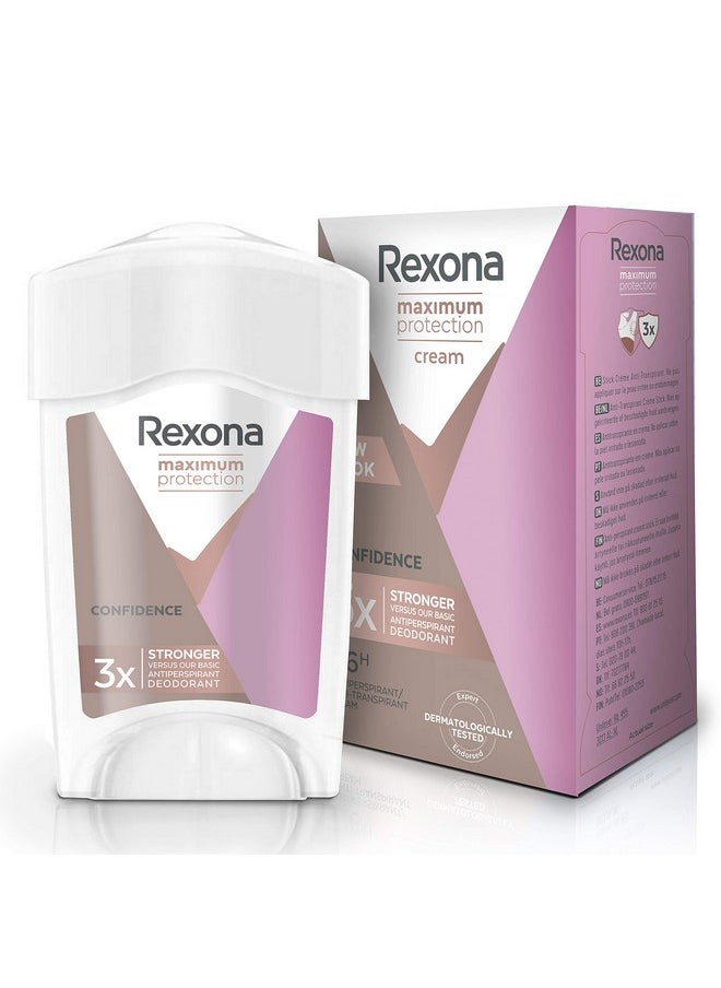 Maximum Protection Antiperspirant Cream Confidence 45Ml