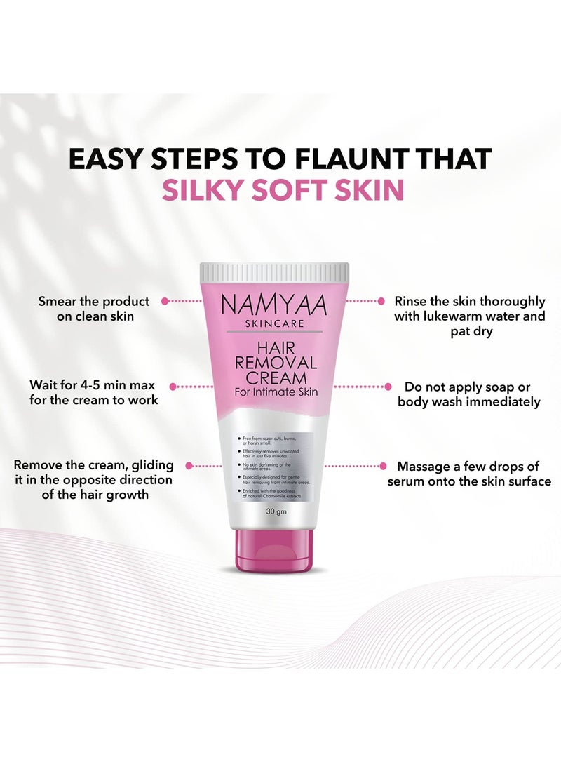 Namyaa Hair Removal Cream for Intimate Skin Pack of 2