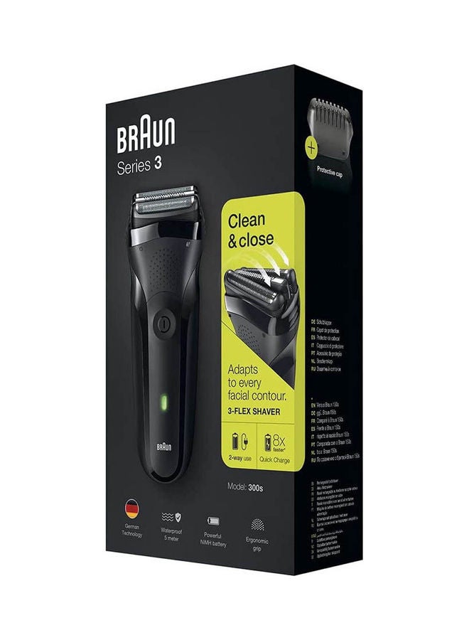 300s Black Dry For Men - Foil Shavers Black