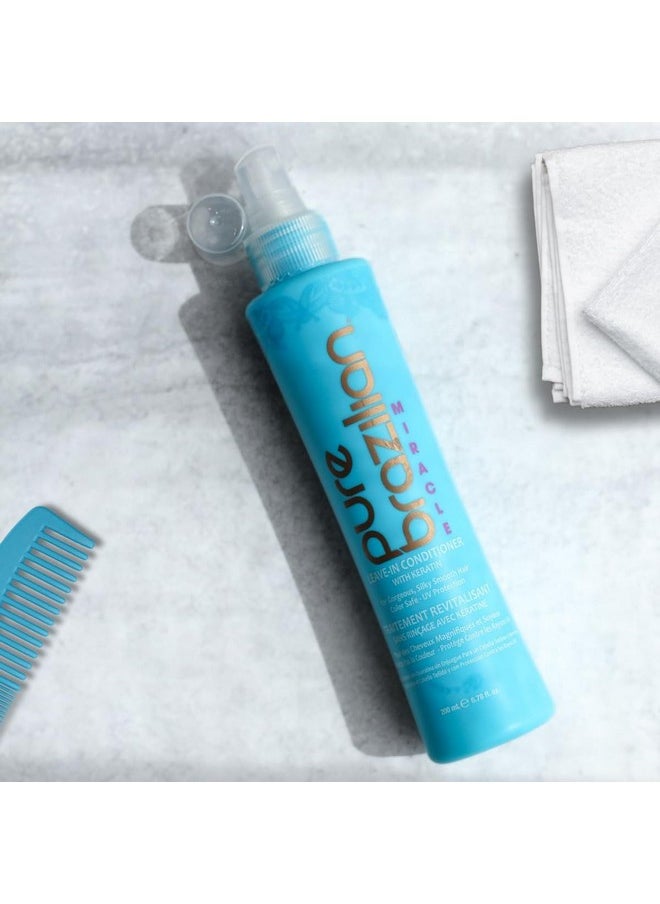 Leave-In Conditioner - Nourishing Leave-In Hair Treatment Enriched With Keratin To Fortify And Strengthen Your Hair - Pack Of 2 (6.78 Ounce / 200 Milliliter)