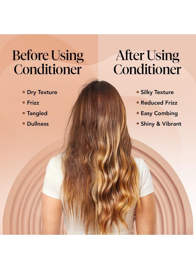 Argan Milk Leave-In Conditioner - Hydrating & Nourishing Hair Treatment, Sulfate-Free Frizz Control Spray, Enhances Shine & Softness, Lightweight, Non-Greasy Formula For All Hair Types - 6.8Oz