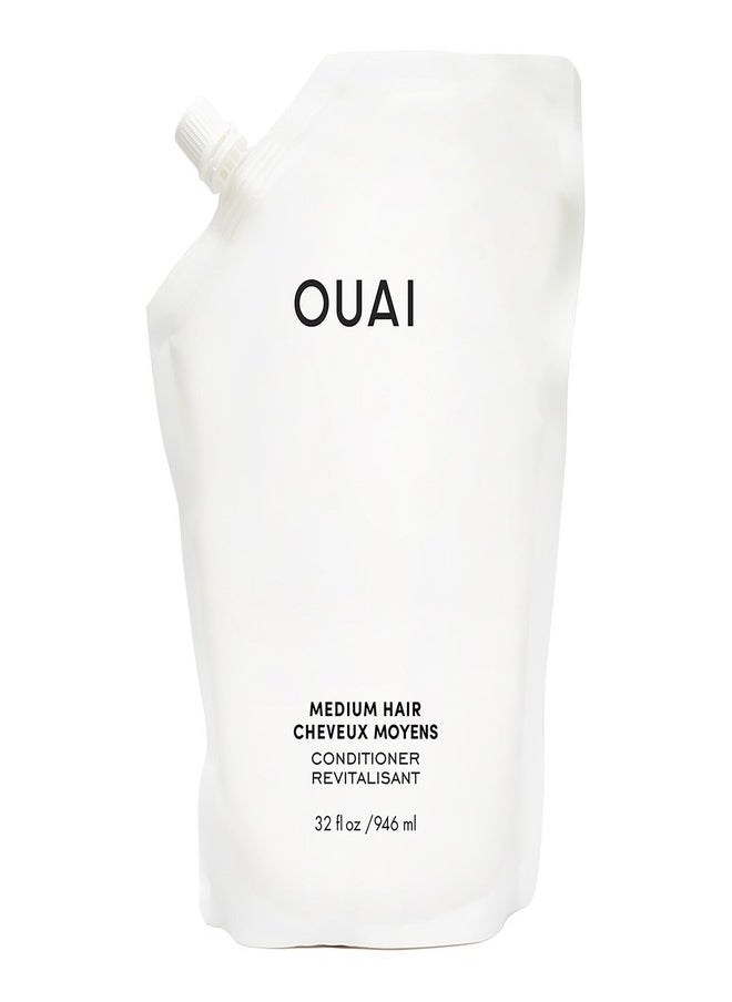 OUAI Medium Hair Conditioner - Hydrating & Nourishing Formula for Medium Hair - 946ml