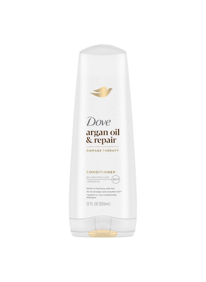 Conditioner Argan Oil & Damage Repair 1 For Damaged Hair 92% Natural Origin, Paraben Free Conditioner 12 Oz