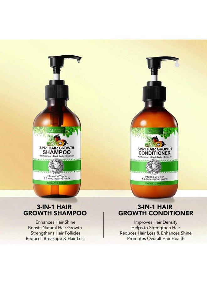 Jamaican Black Castor Oil + Rosemary Oil + Batana Oil (Shampoo And Conditioner), Green