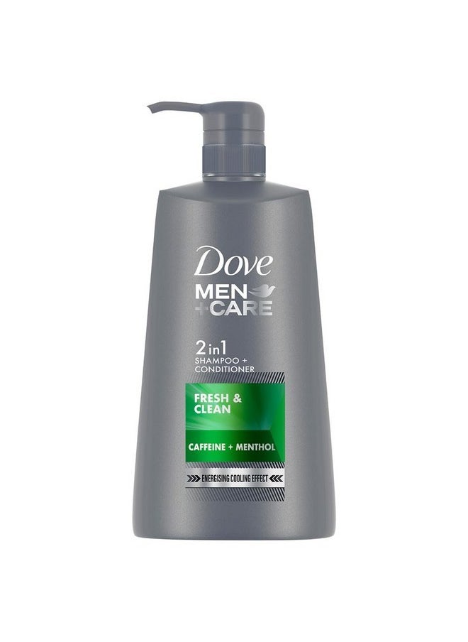 Men+Care Fresh & Clean 2In1 Shampoo+Conditioner, 650 Ml