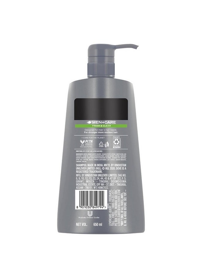 Men+Care Fresh & Clean 2In1 Shampoo+Conditioner, 650 Ml