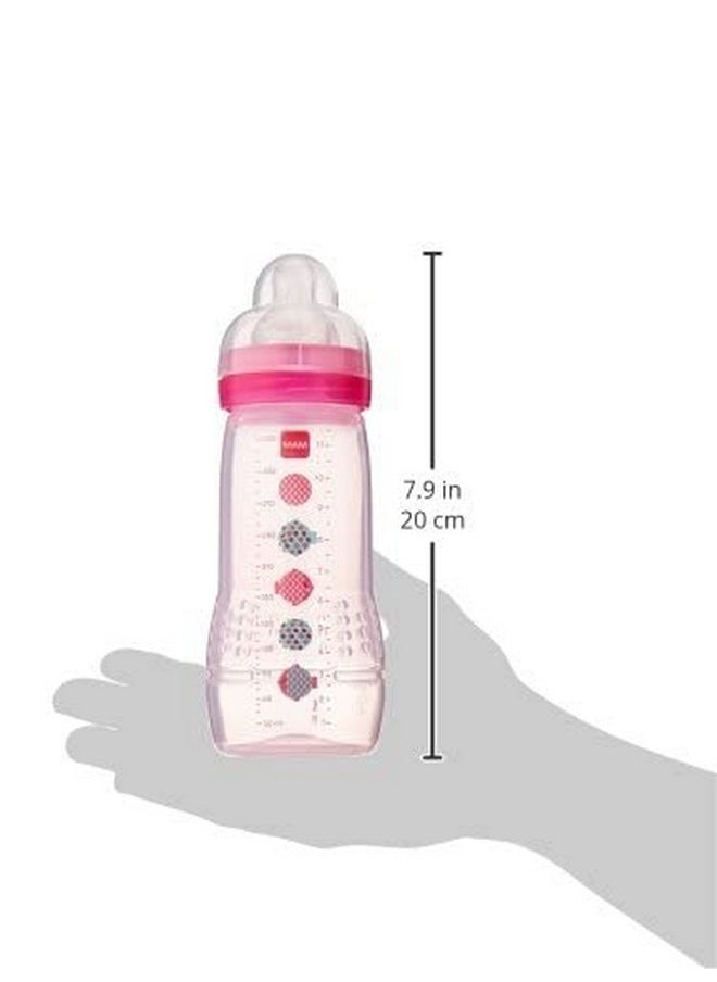 Easy Active Baby Bottle 11Oz Easy Switch Between Breast And Bottle Easy To Clean 4+ Months Girl