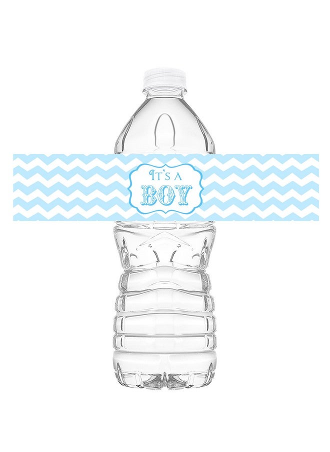 It'S A Boy Bottle Wraps 20 Baby Shower Water Bottle Labels Baby Shower Decorations Made In The Usa