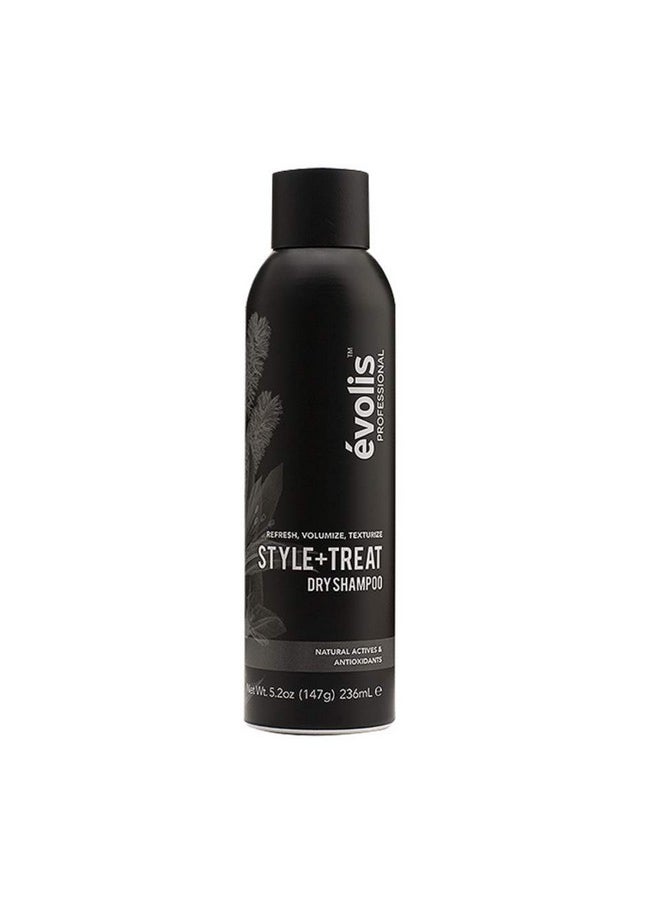 Évolis Style + Treat Dry Shampoo Spray For Fresh, Clean Hair | No Residue | For All Hair Types, Especially Sensitive Scalp And Thinning Hair | Refresh Hair In Between Washes | Sulfate Free (5.2 Oz)