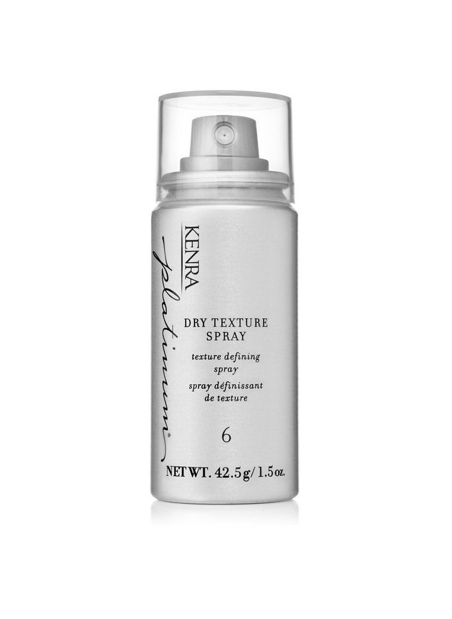 Kenra Platinum Dry Texture Spray 6 | Texture Defining Styler | Increases Texture & Fullness | Absorbs Oils & Impurities | Ultra-Lightweight, Non-Drying Formulation | All Hair Types | 1.5 Oz.