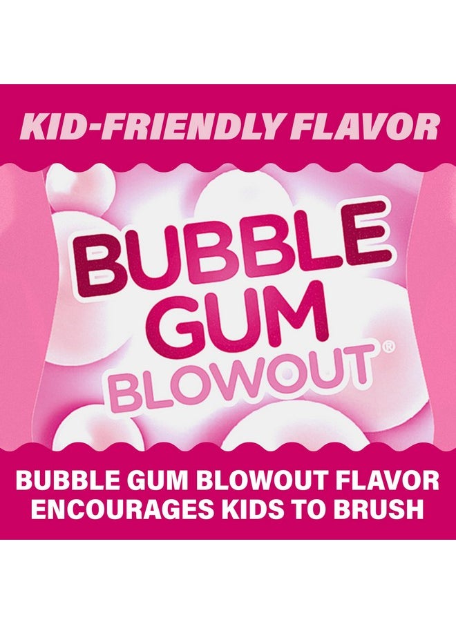 Kids Anticavity Fluoride Toothpaste 4.6 Oz. Bubble Gum Blowout