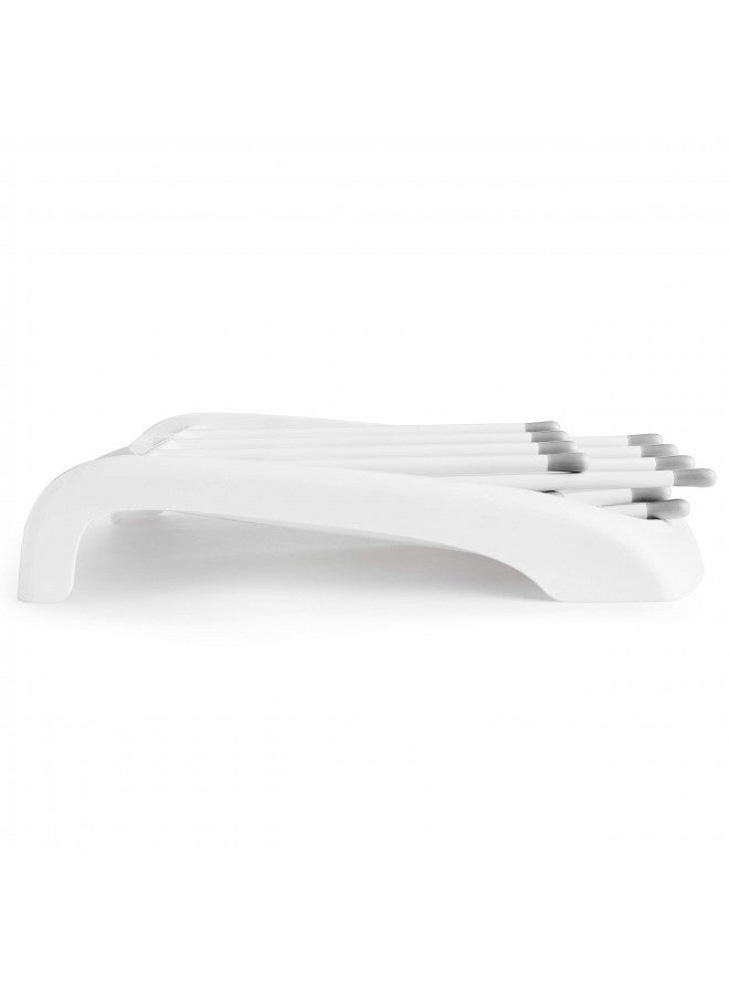 Fold Baby Bottle Countertop Drying Rack - White