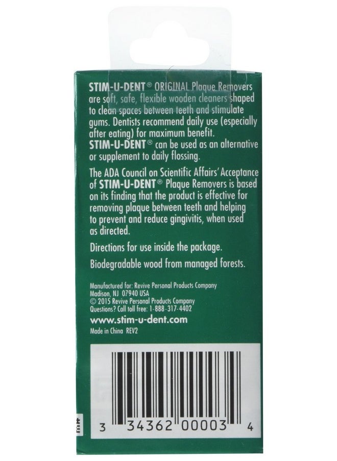 Plaque Removers Mint 100 Each (Pack Of 6)