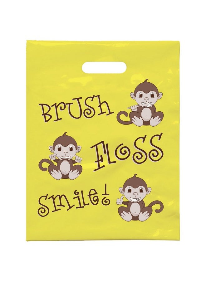 1109658 Brush Floss Smile Monkey Bag, 7 3/4