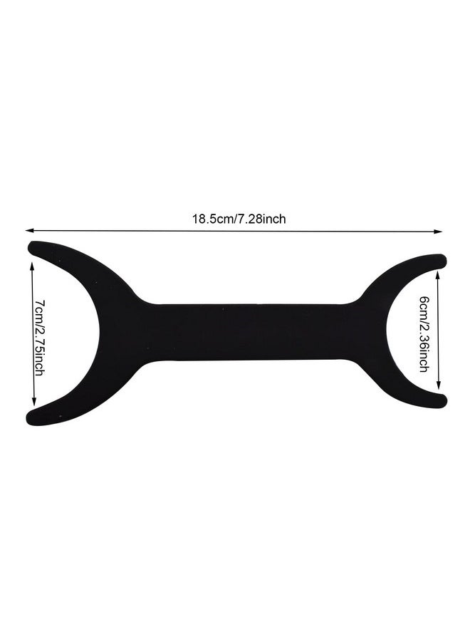 2 Pcs Silicone Dental Orthodontic Photography Contraster,Bendable Intraoral Photography Background Board,Black Background Board Contraster (C1+C2)