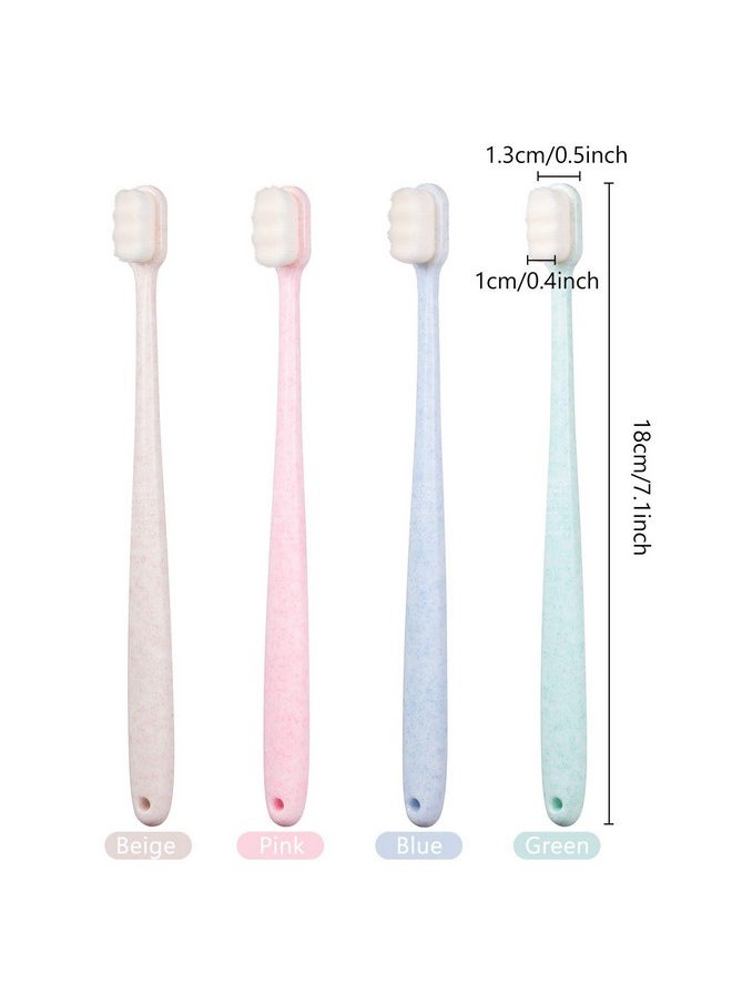 200 Pack Disposable Toothbrushes With Toothpaste And Dental Floss Individually Wrapped Disposable Toothbrushes Bulk Travel Toothbrush Kit For Homeless Nursing Home Hotel Charity, 4 Colors