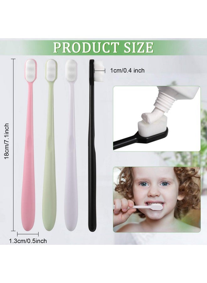 16 Pieces Extra Soft Toothbrush 20000 Bristles, Ultra Soft Toothbrush For Sensitive Gums Micro Nano Fur Manual Toothbrush With 20000 Soft Bristle Adult Kid Children