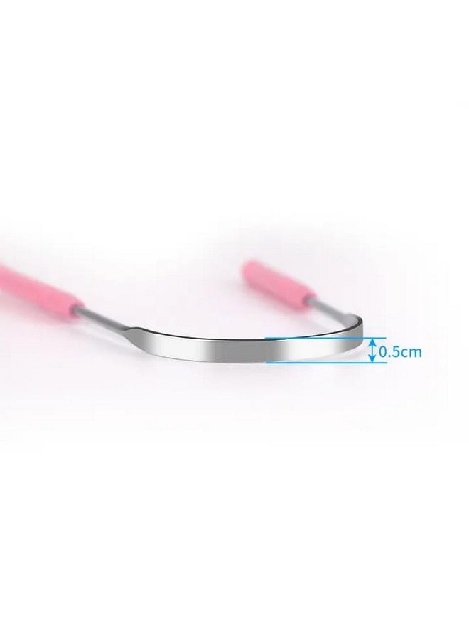 Traced Tongue Cleaner (Pink)