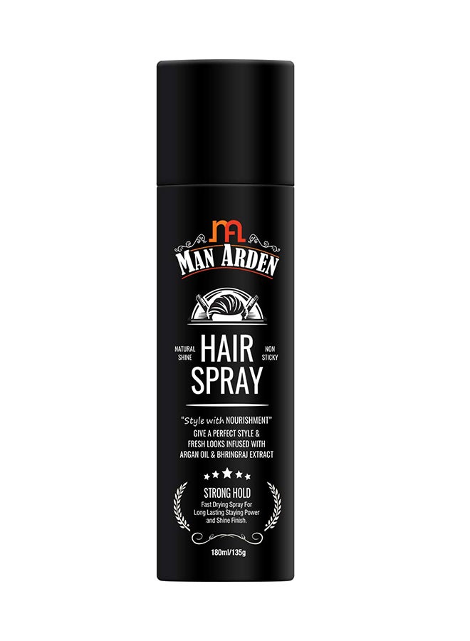 Strong Hold Styling And Nourishment Hair Spray 180ml