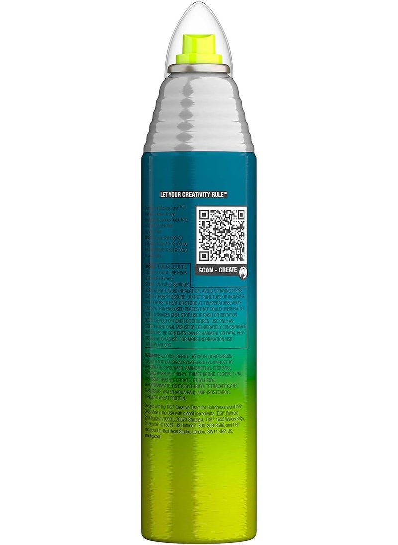 Bed Head by TIGI Frizz Control Hairspray Extra Hold Masterpiece Hair Care Spray for Incredibly Shiny and Glossy Hair, 10.3 oz