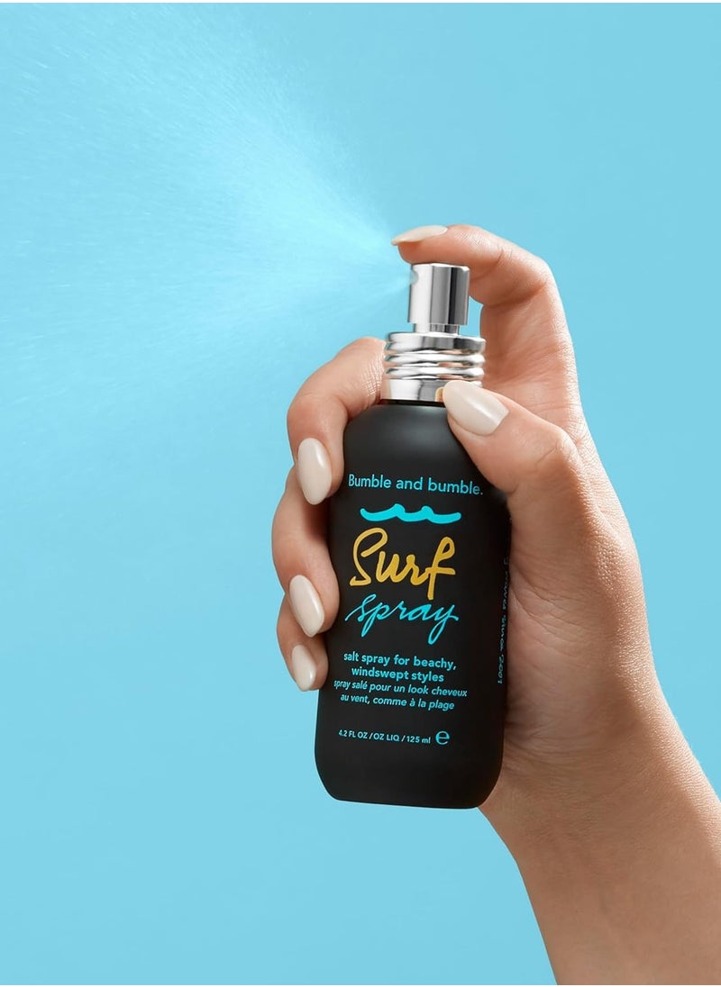 Bumble and bumble Surf Sea Salt Spray | Volumizing | Adds Texture + Matte Finish, Wavy Straight