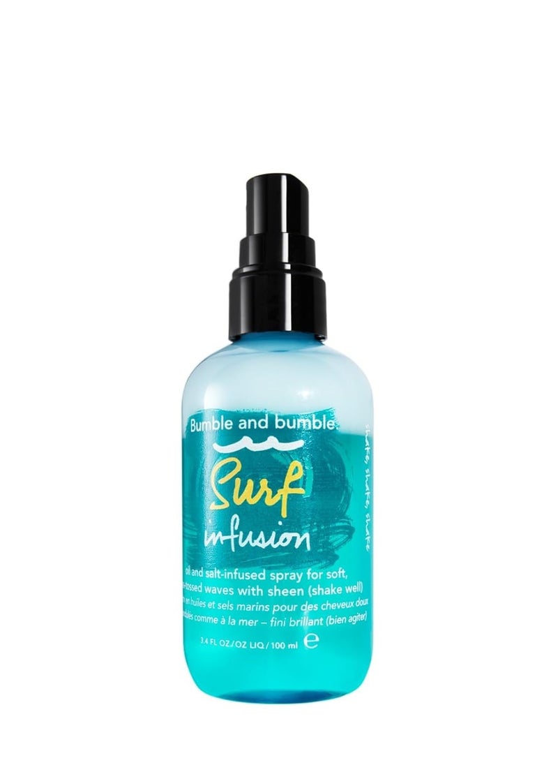 Bumble and bumble Surf Infusion Oil and Sea Salt Spray | Conditioning | Adds Texture + Shine | Wavy, Straight, 3.4 fl. oz.