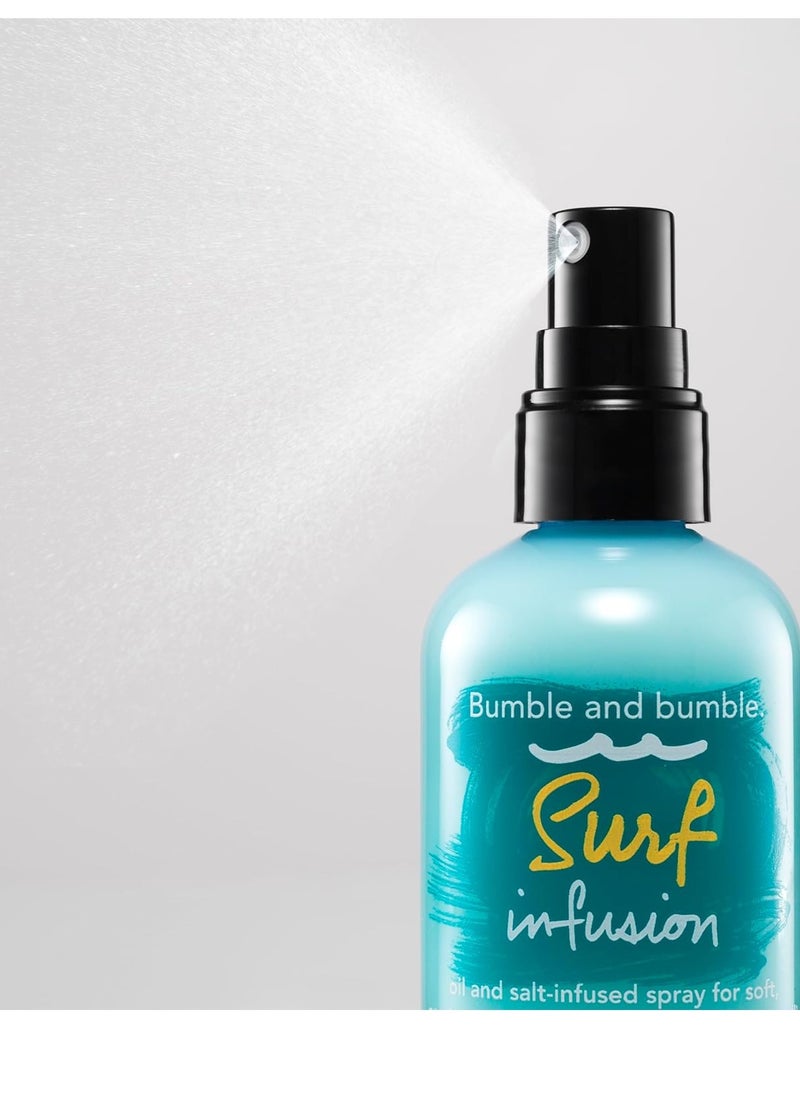 Bumble and bumble Surf Infusion Oil and Sea Salt Spray | Conditioning | Adds Texture + Shine | Wavy, Straight, 3.4 fl. oz.