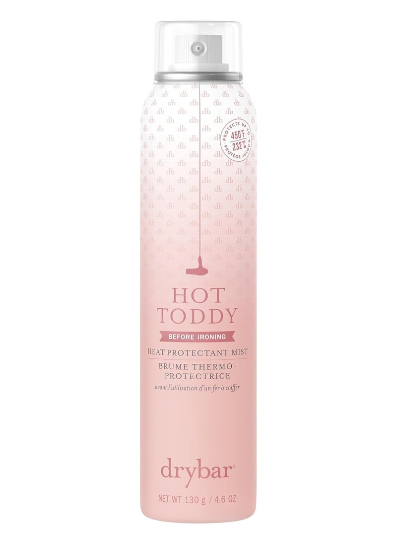 Drybar Hot Toddy Heat Protectant Mist Blanc Scent - Full Size| Lightweight Heat Protectant for Hair protects from Heat & Styling with Curling, Straightening and Styling Irons