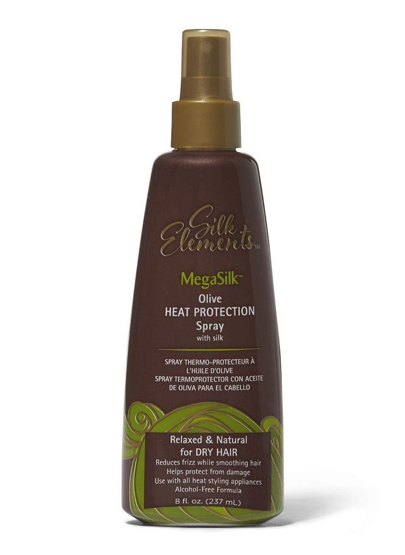 Silk Elements Megasilk Olive Heat Protection Spray - 8oz