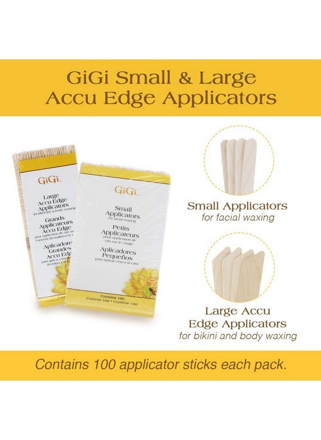 Small & Large Accu Edge Applicators 100 Ct Each, 200 Pack