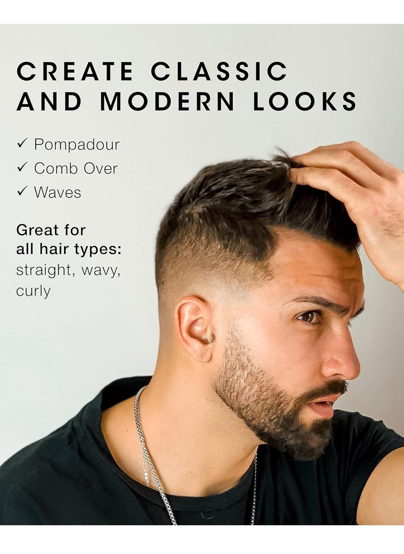 Pacinos Pomade - Flexible Hold, Frizz Control - High Shine Pomade for All Hair Types - 4oz