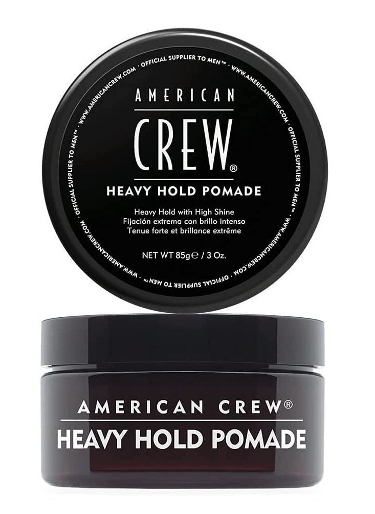 American Crew Men's Hair Pomade (OLD VERSION), Like Hair Gel with Heavy Hold with High Shine, 3 Oz (Pack of 1)