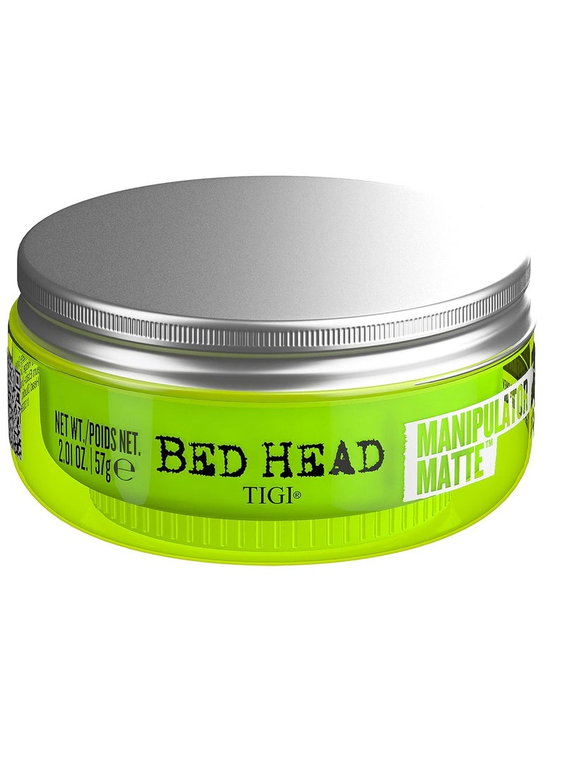 TIGI Bed Head Manipulator Matte Hair Wax Paste with Strong Hold 2.01 oz