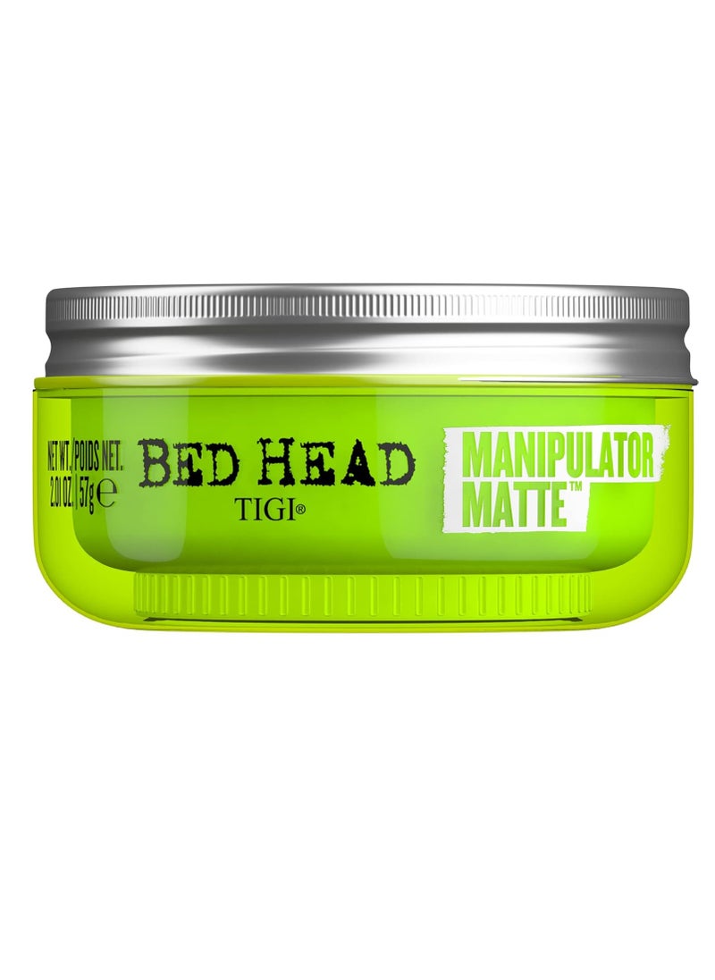 TIGI Bed Head Manipulator Matte Hair Wax Paste with Strong Hold 2.01 oz