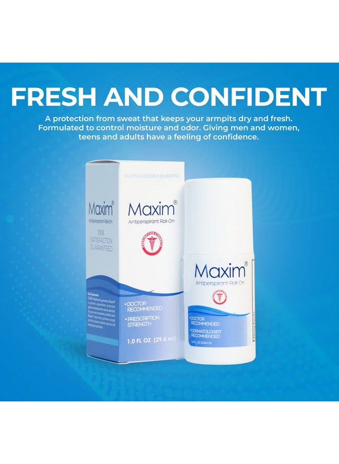 ® Clinical Strength Antiperspirant For Hyperhidrosis Excessive Sweating - Reduces Sweat Up To 24 Hours Per Use - Antiperspirant For Men And Women Certain To Keep You Dri