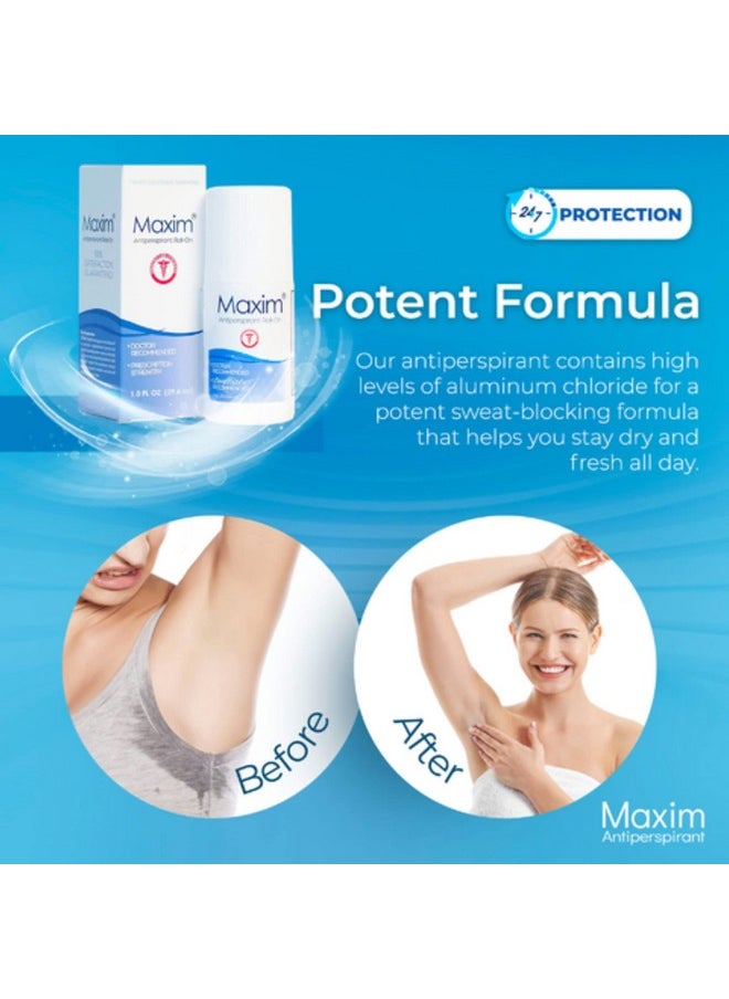 ® Clinical Strength Antiperspirant For Hyperhidrosis Excessive Sweating - Reduces Sweat Up To 24 Hours Per Use - Antiperspirant For Men And Women Certain To Keep You Dri