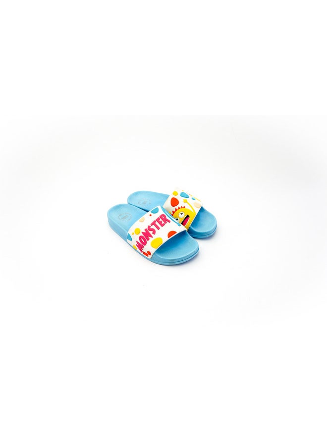 Print Everyday Wear Eco-Friendly Pvc Slides For Kids Lightweight Easy To Wash And Anti-Slip Soles