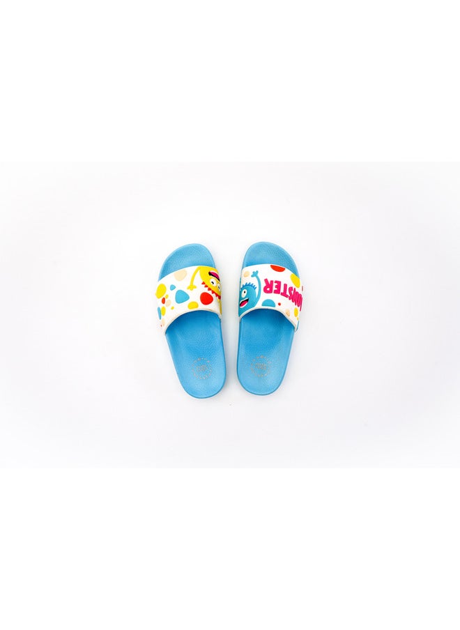 Print Everyday Wear Eco-Friendly Pvc Slides For Kids Lightweight Easy To Wash And Anti-Slip Soles