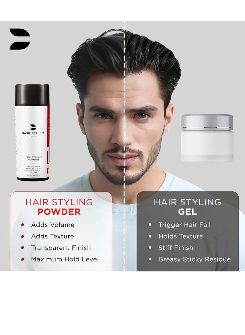 Hair Styling Powder for Men or Women - Premium Texturizing and Volumizing Hair Texture Powder, Colorless and Easy to Apply Hair Powder with Long Lasting Hold, 30g/1oz