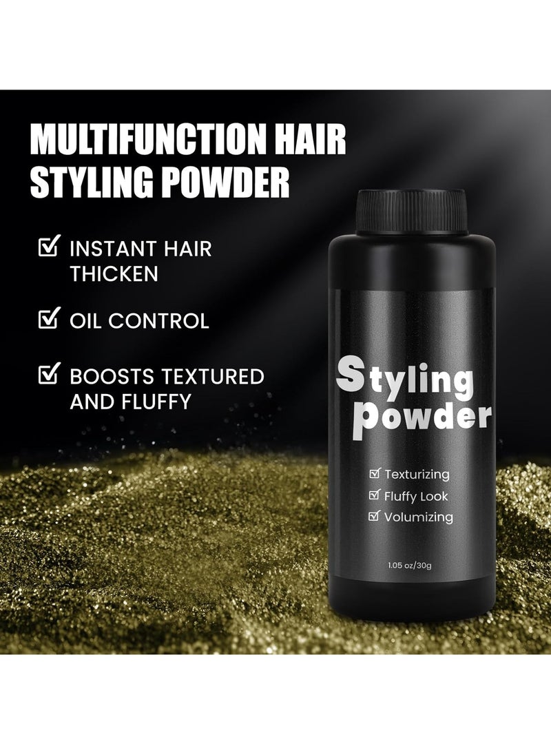 Hair Styling Powder, Instant Volumizing Texture Powder for Hair Non-Greasy and No Residues Hair Thickening Powder for Women Men 1.05 Oz.