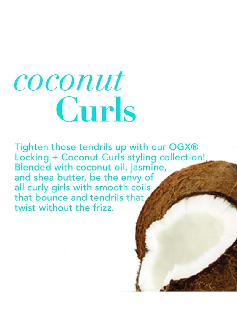 OGX Locking + Coconut Curls Decadent Creamy Mousse, 7.9 Ounce