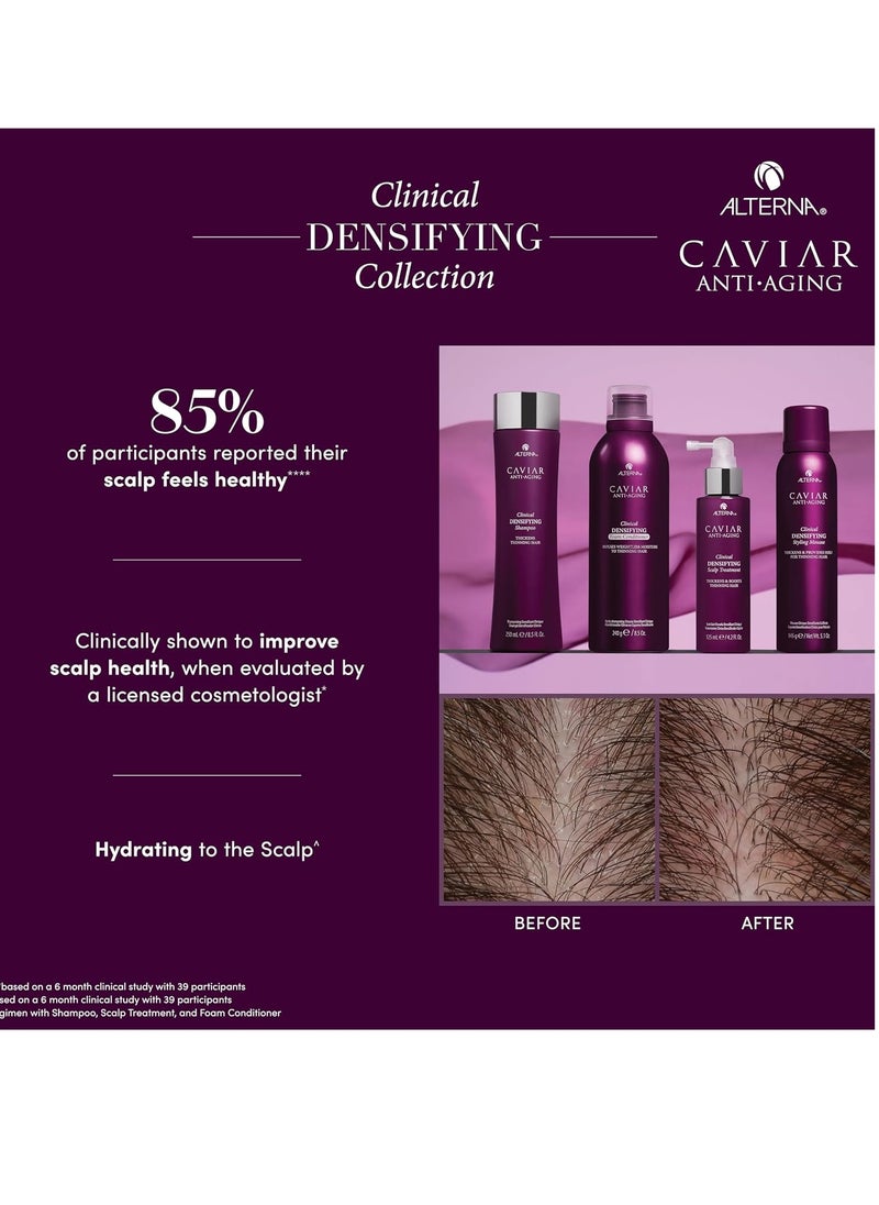 Alterna Caviar Anti-Aging Clinical Densifying Styling Mousse, | Thickens & Provides Hold For Thinning Hair | Sulfate Free , 5.1 Oz (Pack of 1)