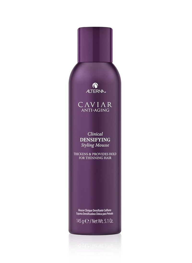 Alterna Caviar Anti-Aging Clinical Densifying Styling Mousse, | Thickens & Provides Hold For Thinning Hair | Sulfate Free , 5.1 Oz (Pack of 1)