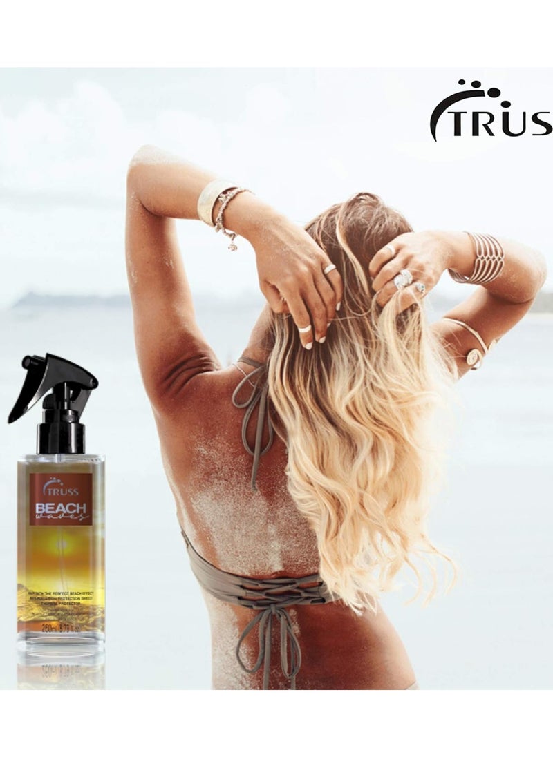 TRUSS Beach Waves - Texturizing Styling Spray, Beach Wave Spray For For All Hair Types